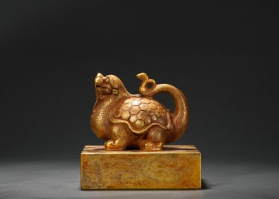 Bronze gilt seal of Tang Dynasty