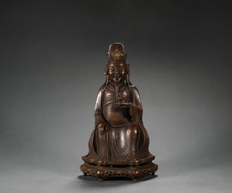 Bronze statue of Laojun in Ming Dynasty