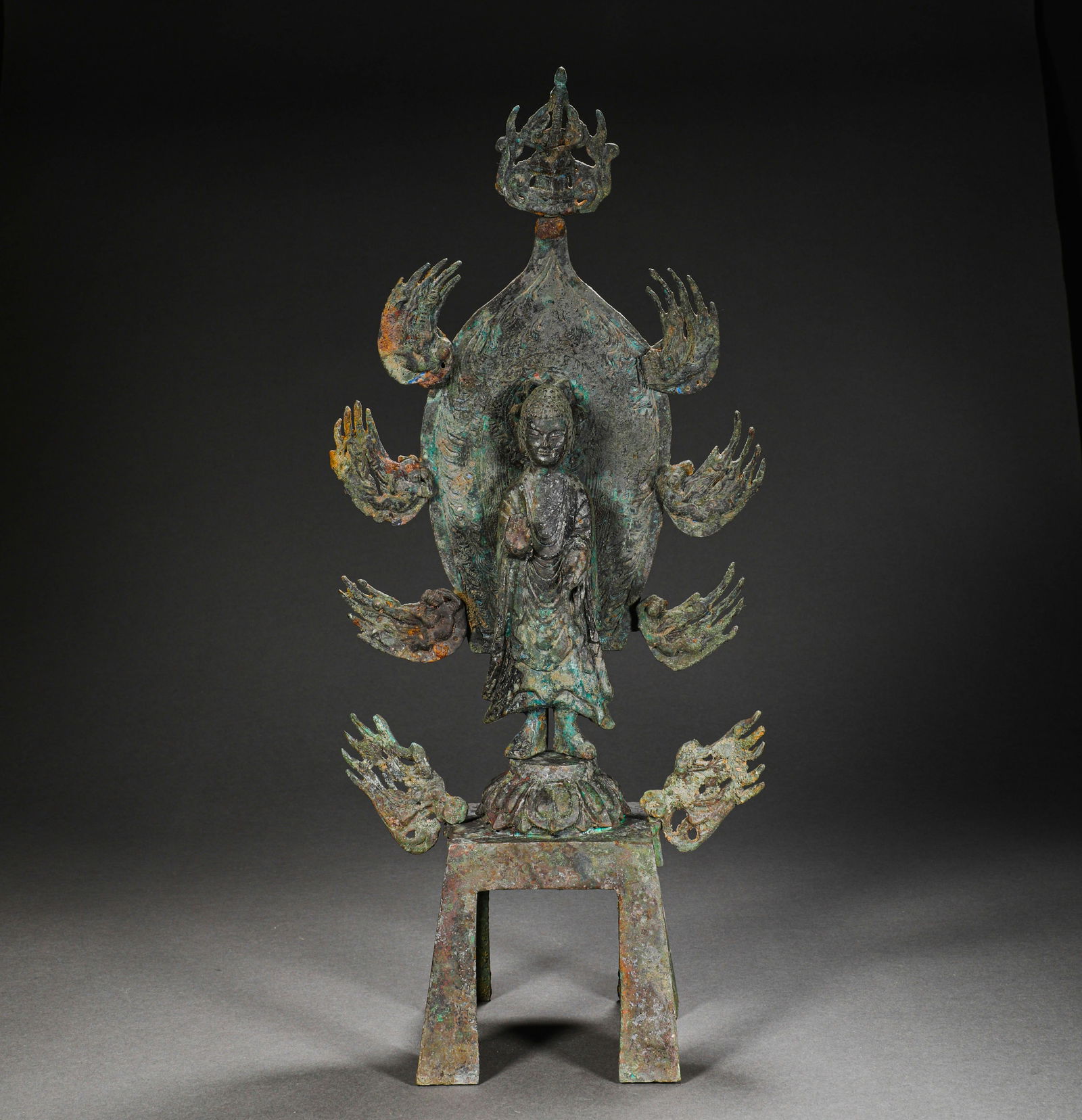 6t h Century Copper Buddha Statue