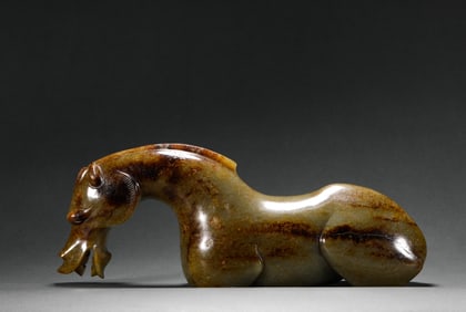 Han Dynasty Hetian Jade Horse