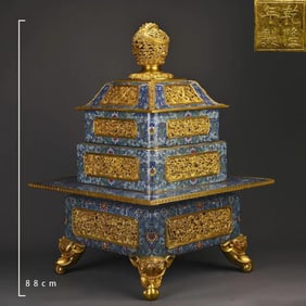 Qing Dynasty Cloisonne Fumigation Furnace