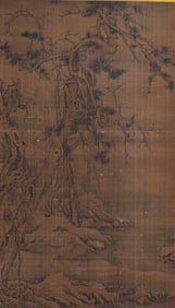 Li Tang Landscape Treasure Vertical Axis