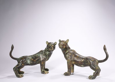 Ancient China Copper Auspicious Beast