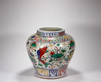 Ming Dynasty Wanli Multicolored Jar