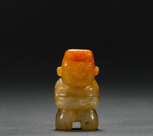 Shang Dynasty Hetian Jade Figure