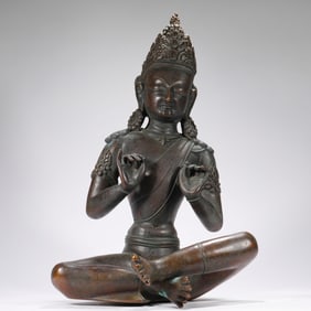 Ming Dynasty Copper Buddha Statue