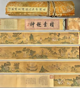 Ding Duanpeng:Copy Gu kaizhi Goddess of Luo River Painting