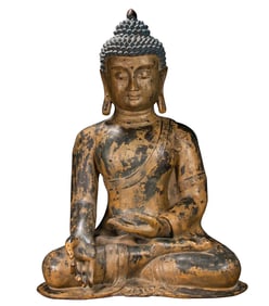 Ming Dynasty Copper Buddha Statue
