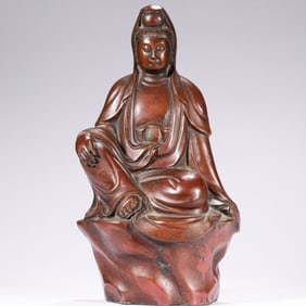 Ming Dynasty Copper Guanyin Statue