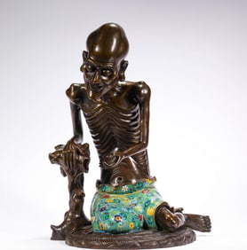 Qing Dynasty Cloisonne Arhat