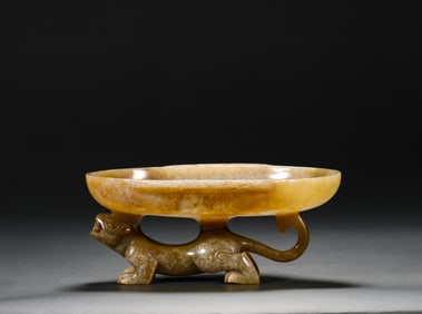 Han Dynasty Hetian Jade Ritual Vessel Cup