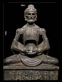 Before Ming Dynasty Gandhara Buddha Stone Statue