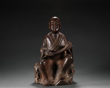 Ming Dynasty Bamboo Carved Buddha Statue