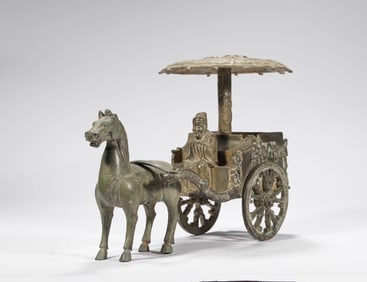 Han Dynasty Bronze Gharry