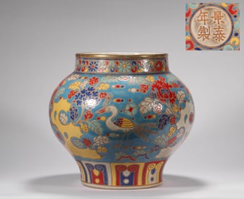 Ming Dynasty Multicolored Jar