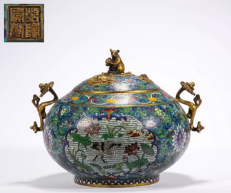 Qing Dynasty Qianlong Cloisonne Aromatherapy