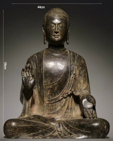 B efore Ming Dynasty Lapis Lazuli Buddha Statue