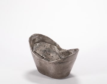Qing Dynasty Fifty Taels Silver Ingot