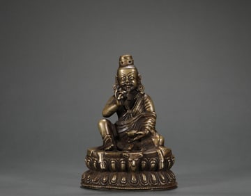 Ming Dynasty Copper Statue of the God of Wealth