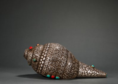 Ming Dynasty Silver Covered Conch-Shells Multiplier