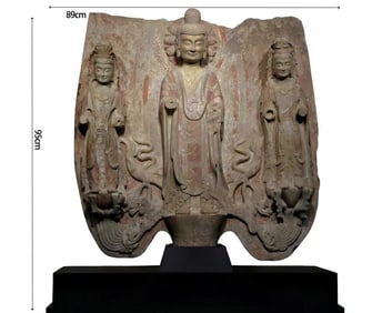 B efore Ming Dynasty Three Buddha Statue