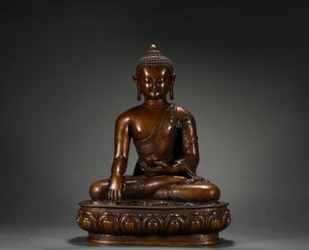 Ming Dynasty Copper Buddha Statue