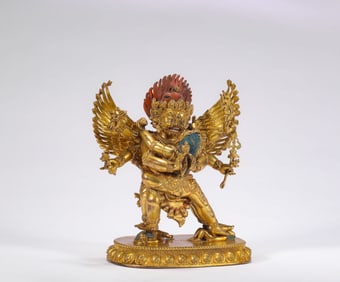 Qing Dynasty Vajrakilaya Buddha Statue
