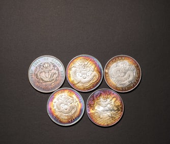 5 silver dollars, Qing Dynasty, China