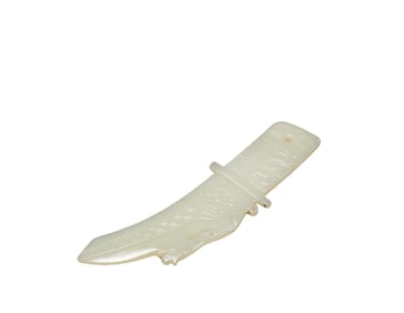 A Hetian Jade Ge, Qing Dynasty, China