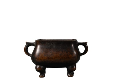 A Copper Incense Burner, Qing Dynasty, China