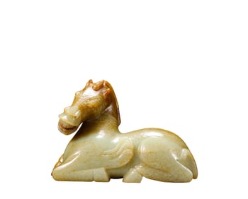 A Hetian Jade Horse, Qing Dynasty, China