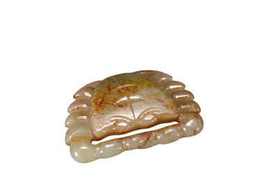 A Hetian Jade Crab, Qing Dynasty, China