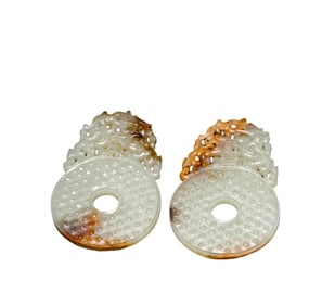 A  P air of Hetian  J ade  P ieces, Han Dynasty, China