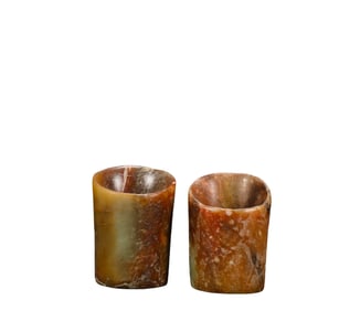 A  P air of  J ade  T ubes, Hongshan Period, China