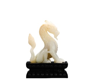 A H e t i an Jade Dragon, Tang Dynasty, China