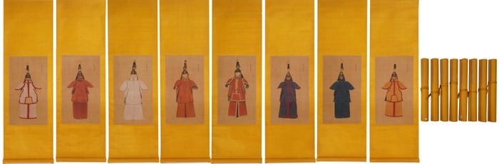 Paint ed  Eight Screens of Eight Banners Armor, Anonymous, Qing Dynasty, China