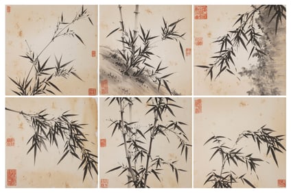 A  Boutique Album  of  Painted B amboo, Anonymous, China