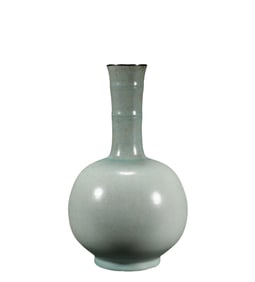 A Ru Kiln Appreciation Bottle, Song Dynasty, China