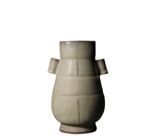A Ru Kiln  Appreciation Bottle , Song Dynasty, China