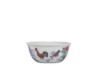 A Chenghua  C hicken  C up, Ming Dynasty, China