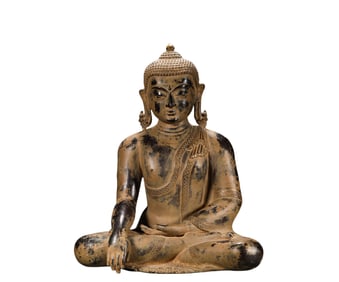 A  Copper  Buddha  S tatue, Ming Dynasty, China