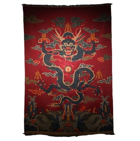 A  D ragon  P attern Kesi, Qing Dynasty, China