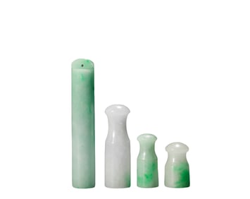 Green  C igarette  H older, Qing Dynasty, China