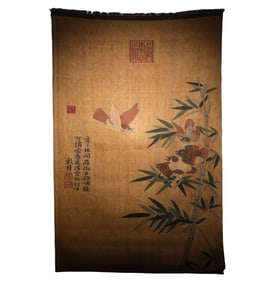 Flower s  and Bird s  Kesi, Qing Dynasty, China