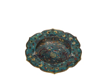 A  C loisonne  O ffering  B asin, Ming Dynasty, China