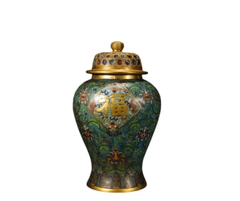A  C loisonne  Appreciation Bottle , Qing Dynasty, China