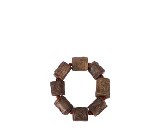 Agarwood  Hand String , Qing Dynasty, China