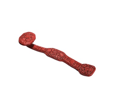 A  L acquerware Ruyi, Qing Dynasty, China