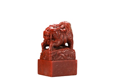 Shoushan Stone Seal, Qing Dynasty, China