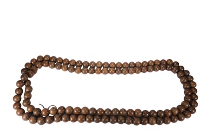 Agarwood 108  L arge Buddha  B eads ( D iameter 3cm), Qing Dynasty, China